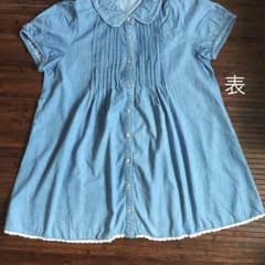 大きめサイズ☆デニムワンピースのサムネイル