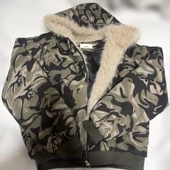 迷彩 ファージャケット アウターのサムネイル