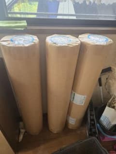 リリカラ クロス 壁紙 ライトグレー 50m 新品 残り２本のサムネイル