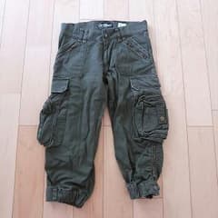 VENCE　カーゴパンツ　カーキ　ダメージ加工のサムネイル