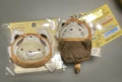 すみっこぐらしどうぶつえん ぶらさげぬいぐるみとマグネットねこ