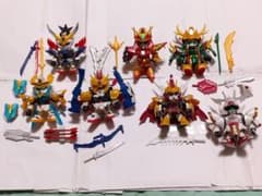 SDガンダム BB戦士三国伝 初期7体セット　組み立て済みのサムネイル