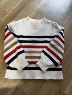 ベビーギャップ (babyGAP) マルチボーダー柄ニット セーター 105cm