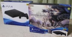 PS4 본체 CUHJ-10022 Monhan W 세트 + 부속품