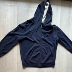 [90s]Polo Ralph Lauren ジップパーカー ネイビー Lのサムネイル