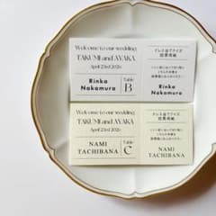 1枚¥75 エスコートカード Design3 ミニ | チケット風　 投票用紙のサムネイル