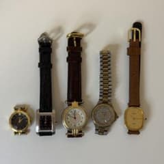 [정크 5 개] RADO BULOVA FOSSIL 외 여성 시계
