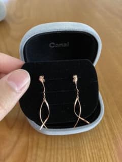 カナル4℃ ピアス　ピンクゴールドのサムネイル