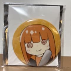 カラフルピーチ　直筆イラスト缶バッジ　えとさん　からぴちのサムネイル