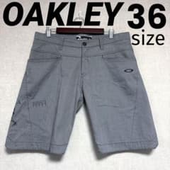 新品 オークリー スカル ゴルフショーツ ゴルフパンツ ハーフパンツ W36 OAKLEY スカルプリント ロゴ刺繍 ストレッチ ハーフパンツ ゴルフ 36