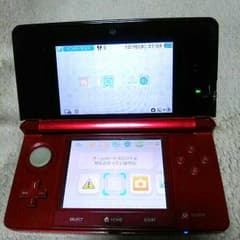 3DS本体 赤色 充電器付き 即買いokのサムネイル