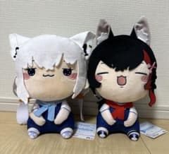 ホロライブ プロダクション もちぴこBIGぬいぐるみ 白上フブキ・大神ミオ