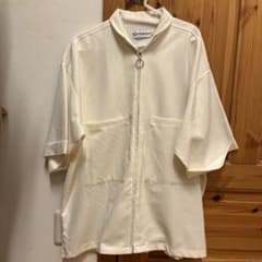 Evisen ホワイト 半袖シャツ ジップアップのサムネイル