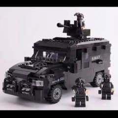 【レゴ互換】特殊警察SWAT 大型輸送車両 装甲車 ブロック模型のサムネイル