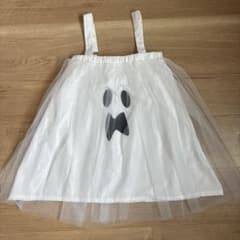 【即日発送】3COINS スリコ　ハロウィン おばけチュール コスプレ衣装 子供のサムネイル