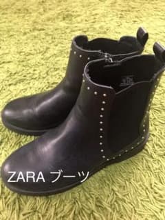 ZARAGirl スタッズ付きサイドゴアブーツ34のサムネイル
