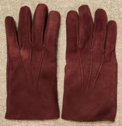 メローラ MEROLA メンズ手袋 表スウェード 裏カシミヤ ボルドーのサムネイル
