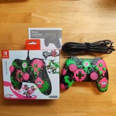 Power A Switch 유선 컨트롤러 스플래툰 2 수입 해외