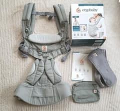最終お値下げ【美品】エルゴベビー オムニ360 パールグレーのサムネイル