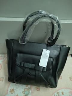 新品 未使用♥アンクルージュ 合皮 リボン 2way トートバッグ - メルカリ