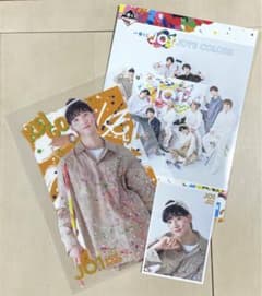 이치 반 쿠지 JO1 JO1'S COLORS F상 클리어 파일 & 포토 카드