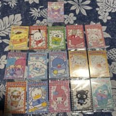 サンリオキャラクターズ カード まとめ売り　16種類　キラクロミ付きのサムネイル
