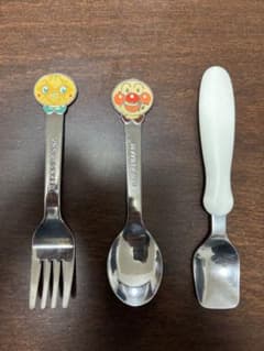アンパンマン　メロンパンナちゃん　銀食器　幼児のサムネイル