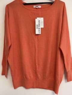 【新品タグ付】　NATURAL BEAUTY BASIC ニット オレンジ Mのサムネイル