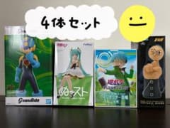 新品】フィギュア 4体セット まとめ 初音ミク 北斗の拳 ロックマン