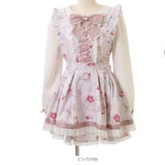 LIZLISA Salon de Fraise柄セットアップ長袖 ピンクのサムネイル