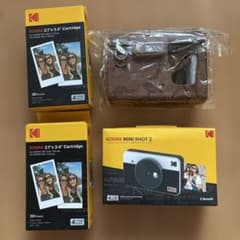 KODAK MINI SHOT 2本体&カバー&カートリッジ2個セットのサムネイル