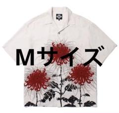 GAKKIN BUDSPOOL 日章菊　ハワイアンシャツ　アロハシャツ　半袖 GAKKIN × BUDSPOOL 日章菊 HAWAIIAN SHIRT | APHRODITEGANG HOLDINGS