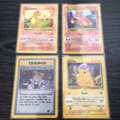 ポケモン カード 初期 旧 英語 ピカチュウ ヒトカゲ リザード 偽