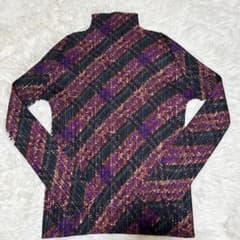 PLEATS PLEASE プリーツプリーズ  PP31-JK961 チェックタータンチェックカットソー 3 プリーツプリーズPLEATS PLEASE タータンチェックプリントプリーツ