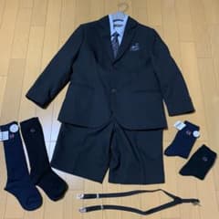 ＊るーさん様 専用＊130 Eサイズ　フォーマルスーツセット　男の子用のサムネイル
