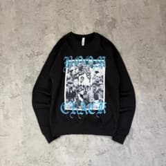 BELLA+CANVAS 벨라 캔버스 S 스웨트 * 양면 프린트 * 블랙