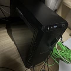 ゲーミングデスクトップケース ブラックのサムネイル