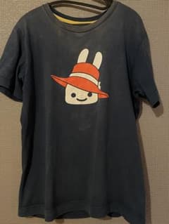 CUNE Tシャツ うさぎ 帽子 ネイビー Sサイズのサムネイル