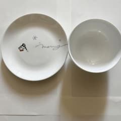 ピングー デザインピンガーの 皿とお茶碗 - メルカリ