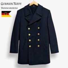 70s ドイツ海軍 ウール Pコート ミリタリー 金ボタン 8P - メルカリ