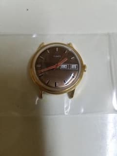 TIMEX デットストック 手巻き腕時計 本体 新品 デイデイト稼働品 
