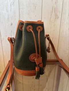 ドゥーニーアンドバーク ヴィンテージ レザー 巾着 ショルダーバッグ
