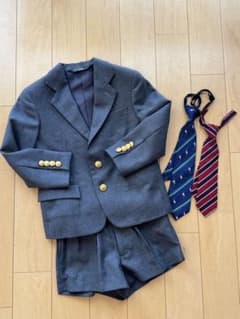 Ralph Lauren グレー ジャケットパンツセット スーツ110 おまけ付 Ralph Lauren グレー ジャケットパンツセット スーツ110 おまけ付