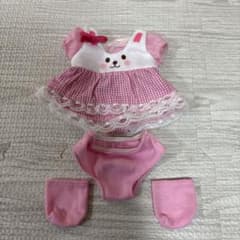 メルちゃん 服 うさぎさんドレス ピンク&くつ下・パンツセットのサムネイル