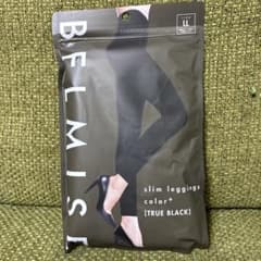 BELMISE スリムレギンス color+ TRUE BLACK LLのサムネイル