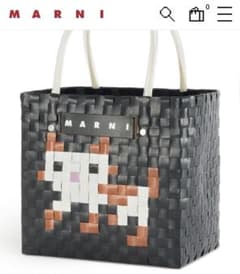 マルニマーケット アニマルバスケット グラナイトキャット 新品 ネコ