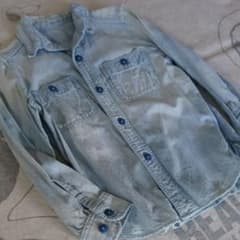 denimdungaree  デニムダンガリー  シャツ  120のサムネイル