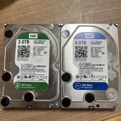 【使用時間少】Western Digital HDD 3TB & 4TB 2台 使用時間少】Western Digital HDD 3TB & 4TB 2台 - メルカリ