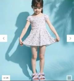 エニィファムキッズ　セパレート水着　花柄のサムネイル