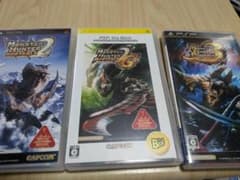 [PSP] 몬스터 헌터 휴대용 3 개 세트 2nd 2ndG 3rd